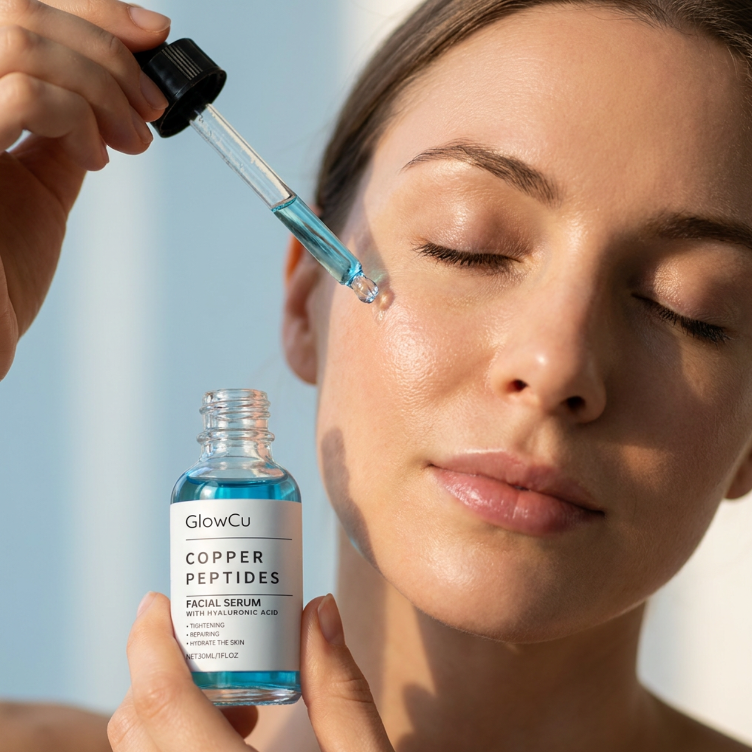 'Glow' Copper Peptide & Hyaluronic Serum